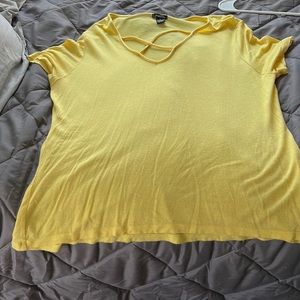 This top is from rue21 a cute bright yellow perfect spring color